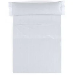 Juego de Sábanas de 180 cm de Satén Color Blanco ESTELIA 252437