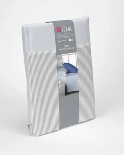 Juego de Sábanas 200 hilos Cama 150 GRETA Perla 2 Almohadas