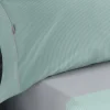 Juego de Sábanas 200 hilos Cama 150 GRETA Aqua 2 Almohadas