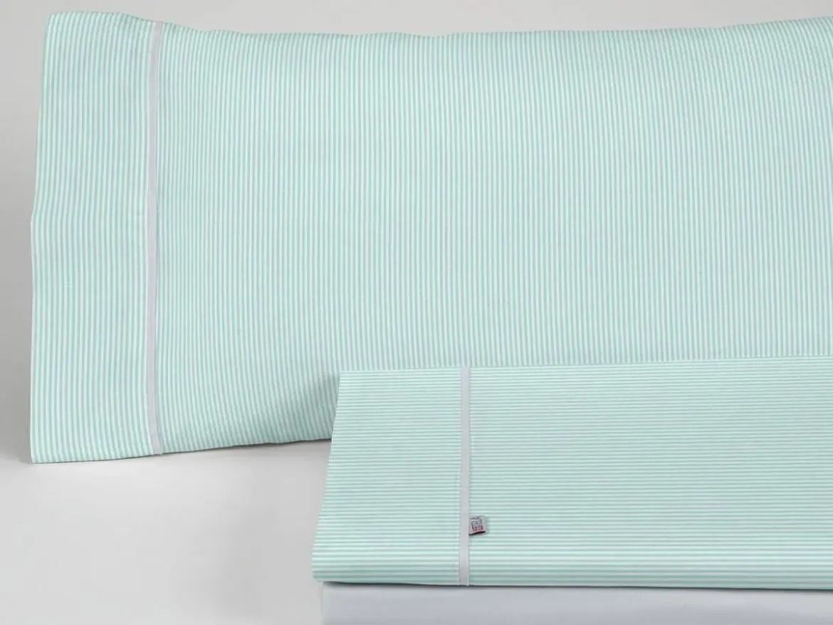 Juego de Sábanas 200 hilos Cama 160 GRETA Aqua