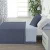 Juego de Sábanas 200 hilos Cama 135/140 GRETA Azul
