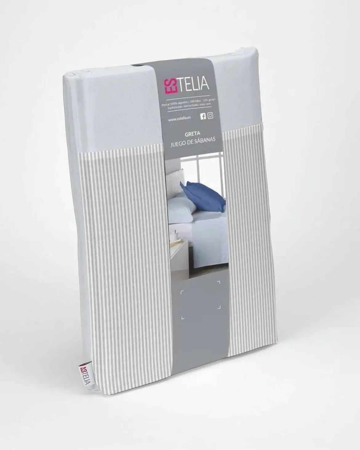 Juego de Sábanas 200 hilos Cama 150 GRETA Perla