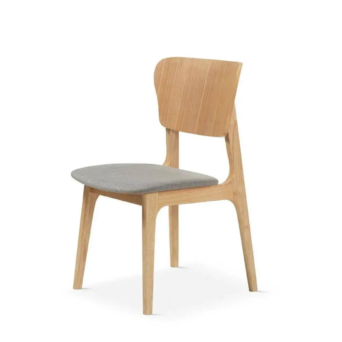 Juego de 2 Sillas de Comedor de Madera con Asiento Tapizado DC-900