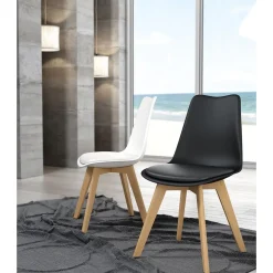 Juego de 4 Sillas de Comedor Grafito BERLÍN CG1102DG