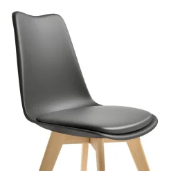 Juego de 4 Sillas de Comedor Grafito BERLÍN CG1102DG