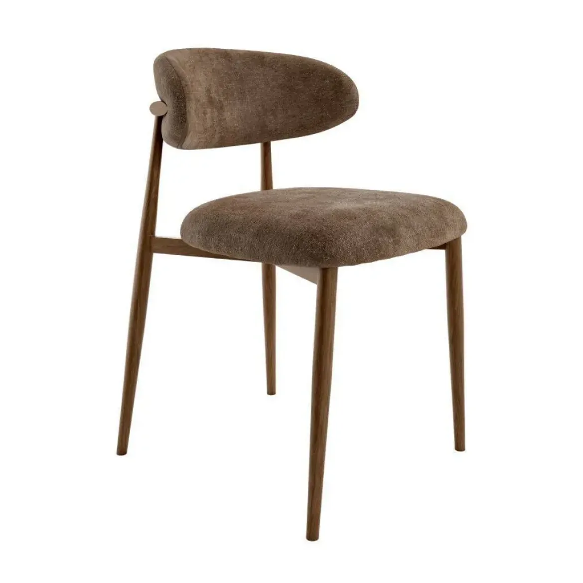 Juego de 2 Sillas de Comedor Tapizada con Estructura Metal PEREIRA