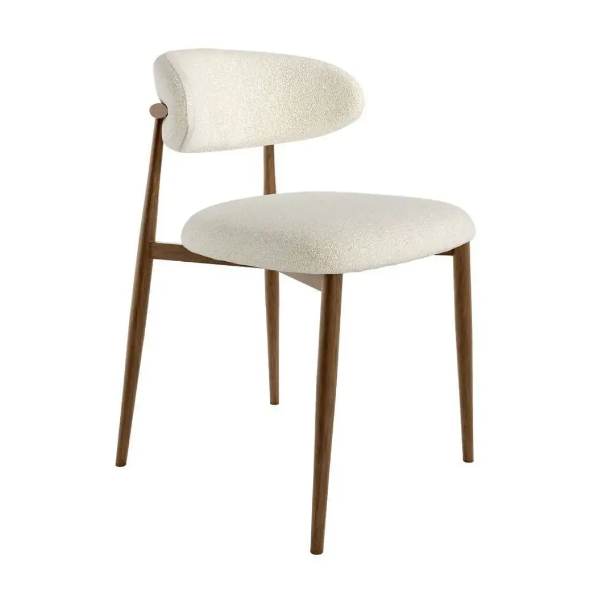 Juego de 2 Sillas de Comedor Tapizada con Estructura Metal PEREIRA