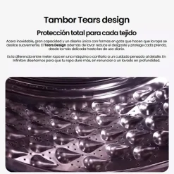 Lavadora de Carga Frontal INFINITON 12 kg A Inverter 1400 rpm WMF124AWX