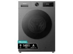 Lavadora Hisense 9 Kg 1400 RPM Inox Clase AWF1I9042BTP2