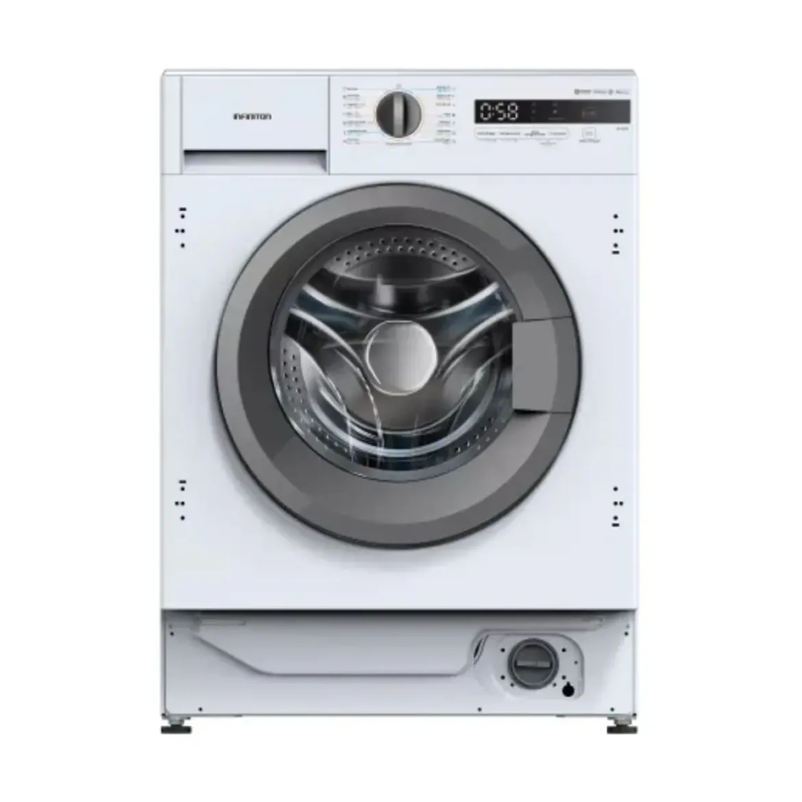 Lavadora INFINITON 8kg 1400rpm A+++ Inverter EasyPlay PetsCare WMB84ABN