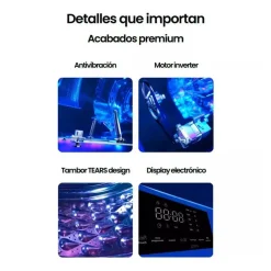 Lavadora Infiniton 9 Kg 1400 RPM Clase A con Vapor Care WMF94AWM