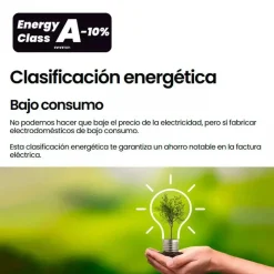 Lavadora 10 kg 1400 rpm Clase A Inverter Función Vapor INFINITON WMS14BAL