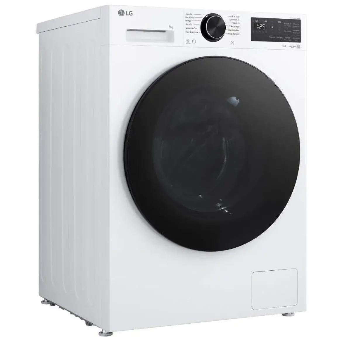 Lavadora 9 Kg 1400 Rpm Clase A LG F4X5OO9TLB