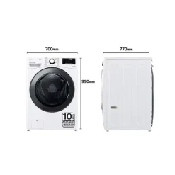Lavadora LG 17 kg 1100 RPM Clase E F1P1CY2W