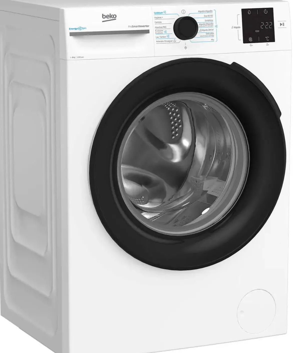 Lavadora Libre Instalación 8 Kg 1200 Rpm Clase A BEKO B300 BM3WFT3821WB