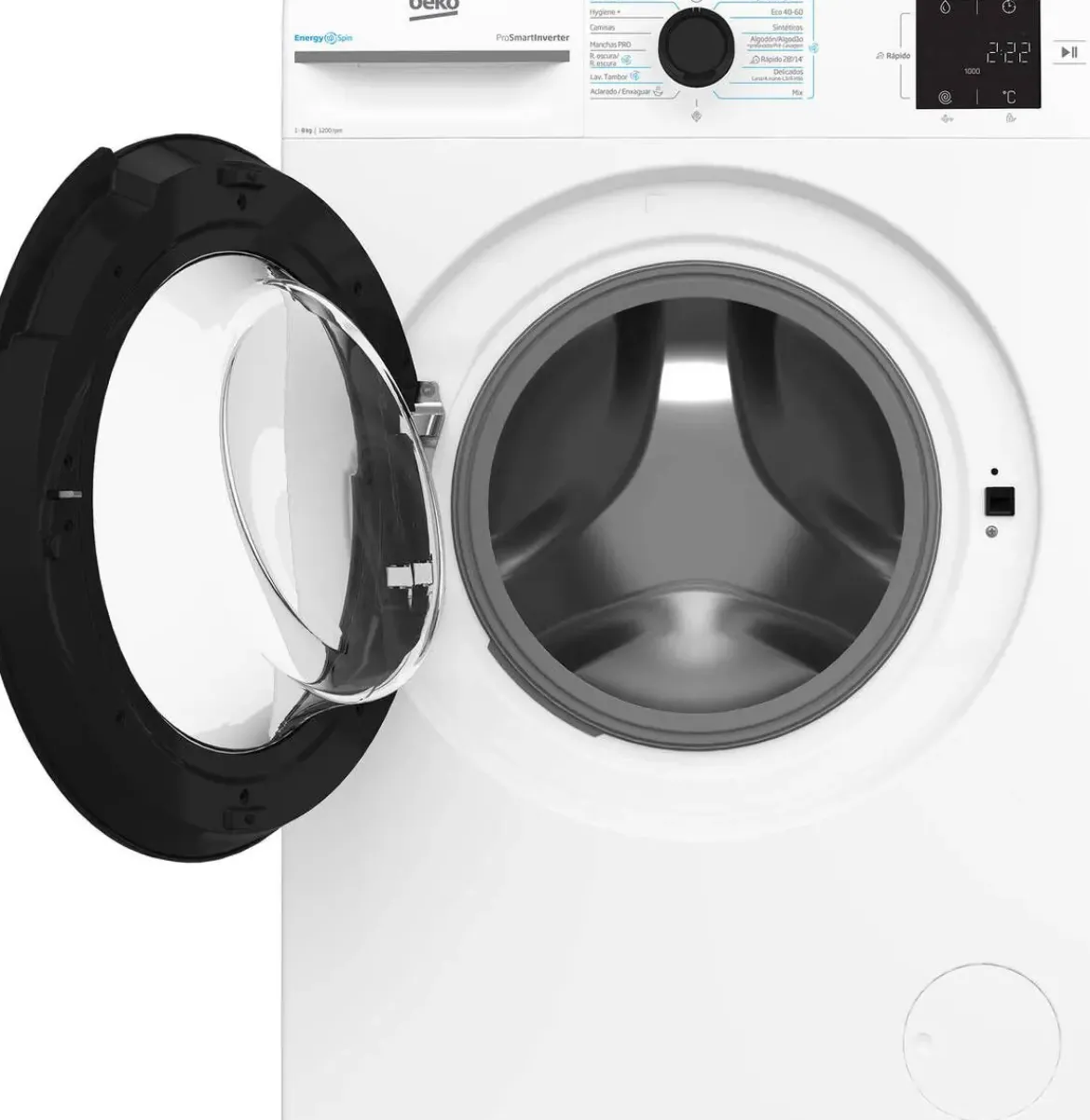 Lavadora Libre Instalación 8 Kg 1200 Rpm Clase A BEKO B300 BM3WFT3821WB