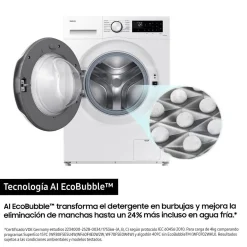 Lavadora Samsung 11 Kg AI Ecobubble 1400 RPM Clase A WW11DG5B25TEEC