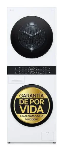 Lavadora Secadora Carga Frontal 12/10 Kg Inverter LG WT1210WWF