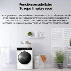 Lavadora Secadora INFINITON WSDK0A7D5BL 10/7Kg 1500rpm Inverter