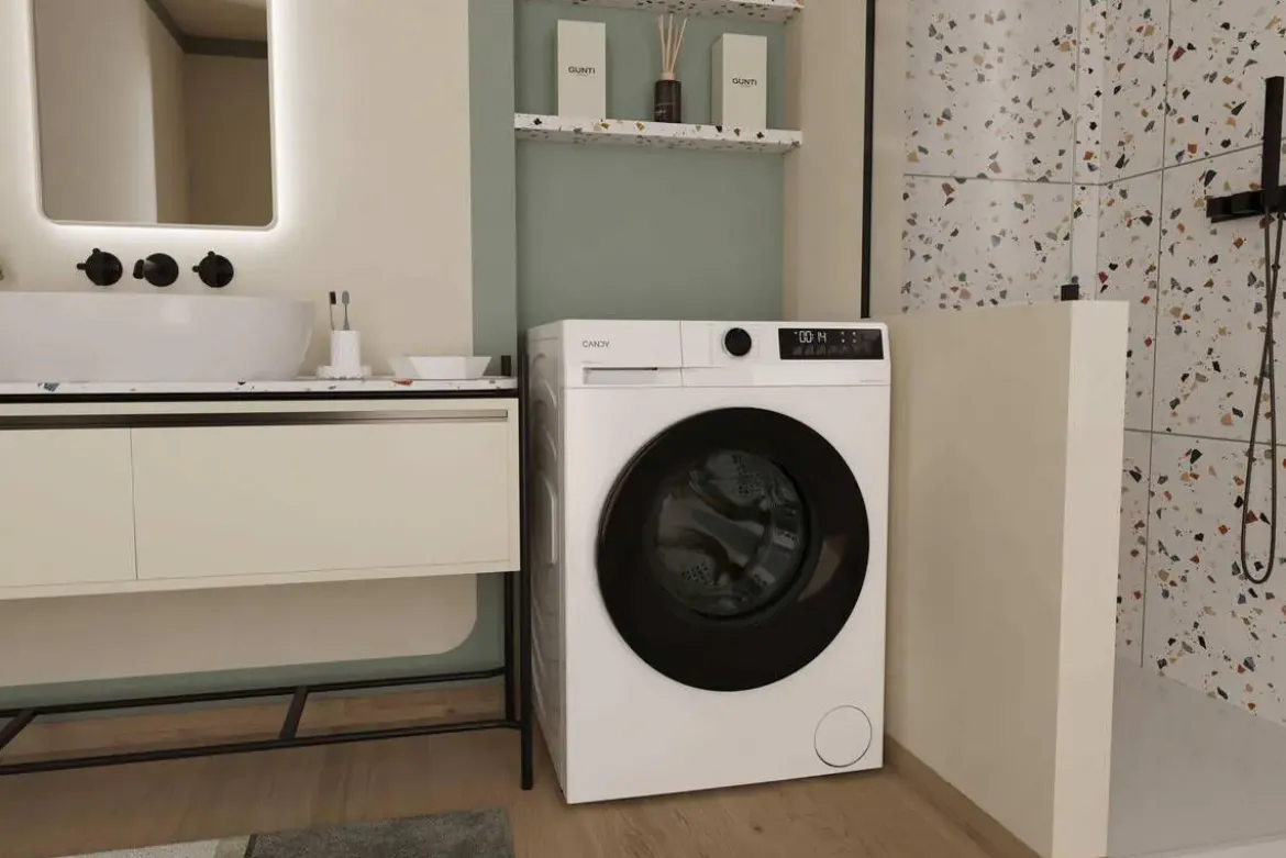 Lavadora Secadora Inverter con Vapor CANDY GWD496B8S