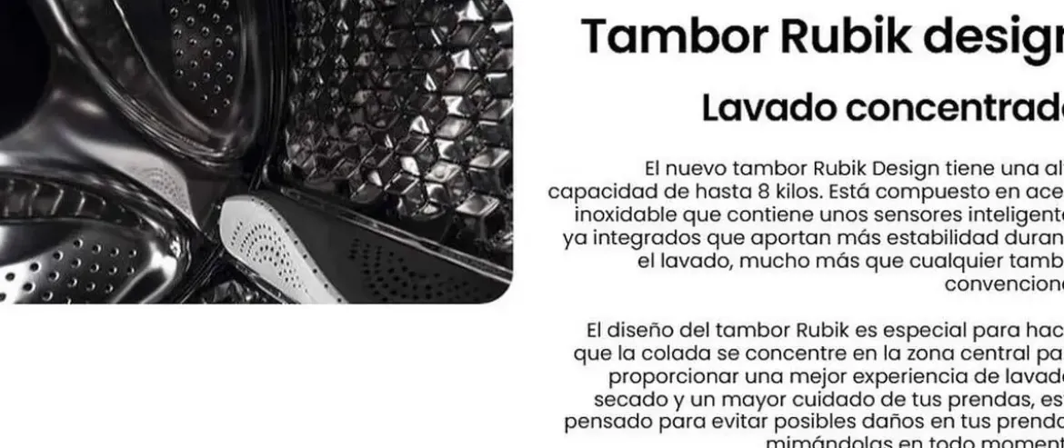 Lavadora Secadora 10/7 kg Clase A/D Motor Inverter Dark Inox INFINITON WSDK0A7D5DK