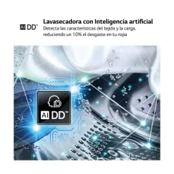 Lavadora-Secadora LG 13/7 kg AI Direct Drive™ F4DR9513A2W