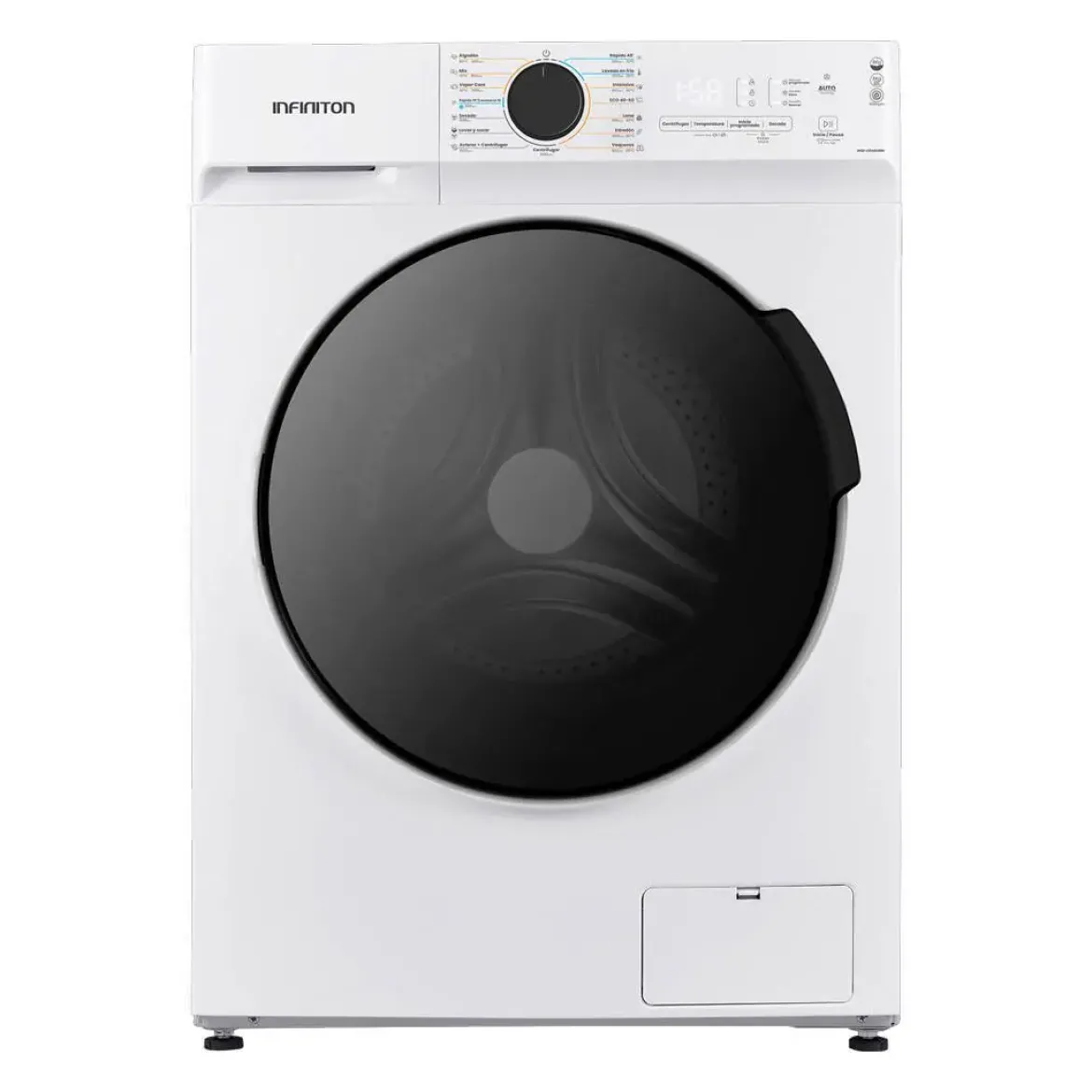 Lavasecadora de 8 Kg INFINITON 1400 rpm Inverter WSD-G8A6D4BN