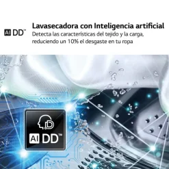 Lavasecadora LG 10/6 kg 1400 rpm A/D Vapor Inverter F4DR6010A1W
