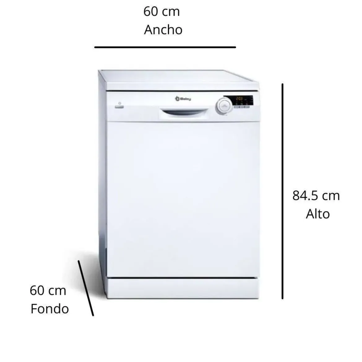 Lavavajillas con 12 Servicios Clase E BALAY 3VS506BP