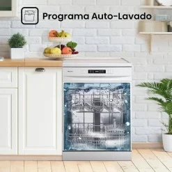 Lavavajillas HISENSE 13 Cubiertos Clase E HS622E10W