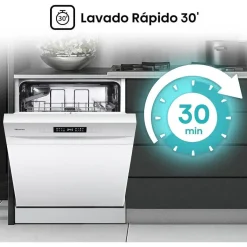Lavavajillas HISENSE 13 Cubiertos Clase E HS622E10W