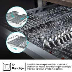 Lavavajillas Hisense Integrable 16 Cubiertos Clase D HV16D5