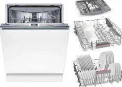 Lavavajillas Integrable 14 Cubiertos Clase C Inox BOSCH SMV4HVX14E