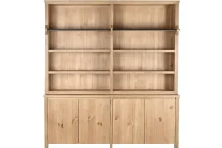 Librería de Pino y Metal con Escalera MB-222248