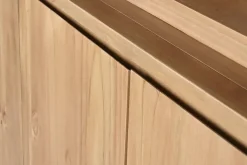Librería de Pino y Metal con Escalera MB-222248