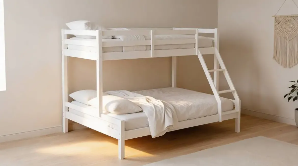 Litera de Madera con Cama Inferior de 135 cm VICTORIA