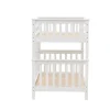 Litera de Madera Maciza Convertible Blanca CAMILA