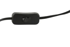 Lámpara de Mesa Acero Y Patinado Negro LA-219579