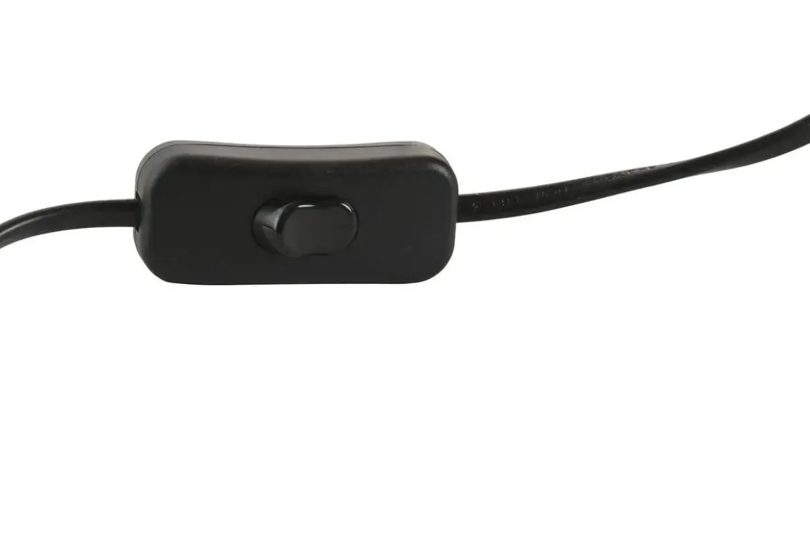 Lámpara de Mesa Acero Y Patinado Negro LA-219579