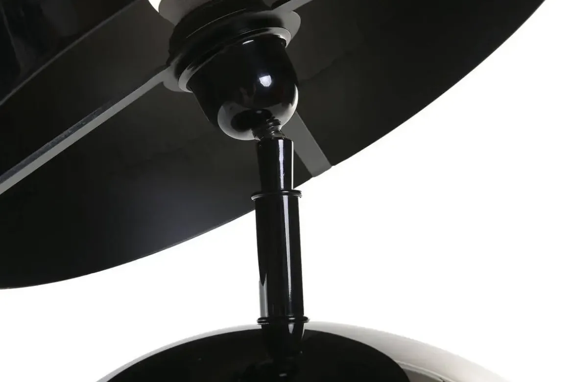 Lámpara de Mesa Acero Y Patinado Negro LA-219579