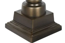 Lámpara de Mesa en Acero Patinado Bronce LA-219566