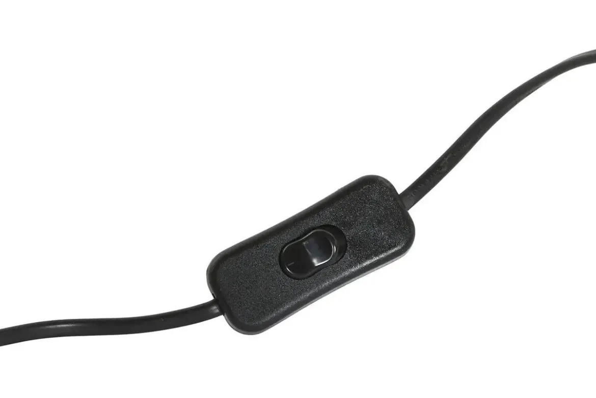 Lámpara de Mesa en Acero Patinado Negro LA-219578