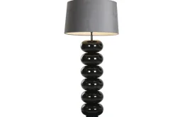 Lámpara de Mesa en Acero Patinado Negro LA-219578