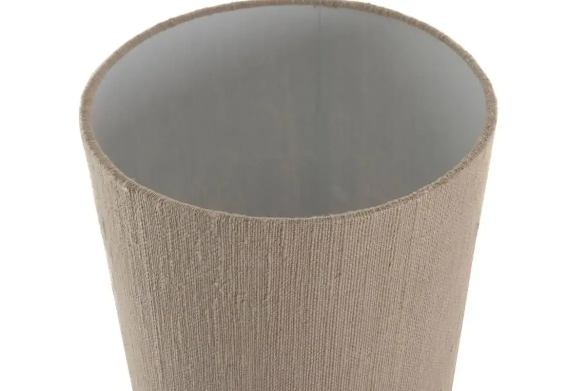 Lámpara de Mesa Teca Y Hierro LA-223734