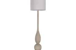 Lámpara de Pie Mango Y Lino Natural LA-226729
