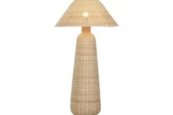 Lámpara de Pie Ratán Beige LA-217677