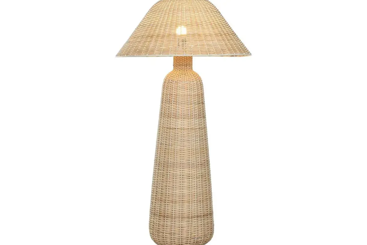 Lámpara de Pie Ratán Beige LA-217677