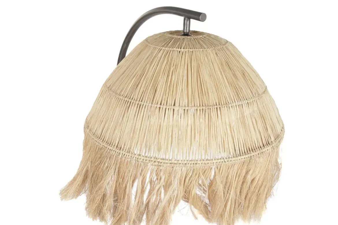 Lámpara de Pie Teca Hierro 160cm LA-223728