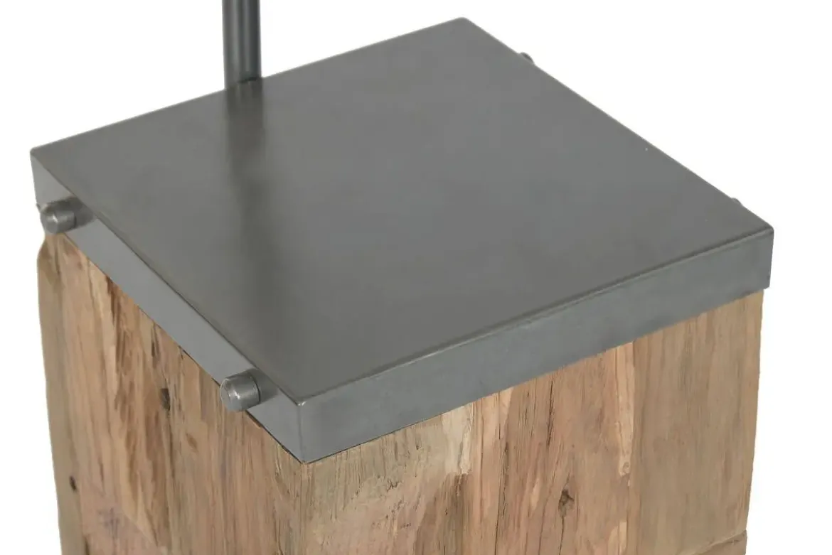Lámpara de Pie Teca Hierro 160cm LA-223728
