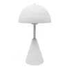Lámpara de Sobremesa 40 cm Blanca de Cerámica y Metal VESTA 57-792